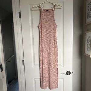 Old Navy Pink Sleeveless Midi Dress